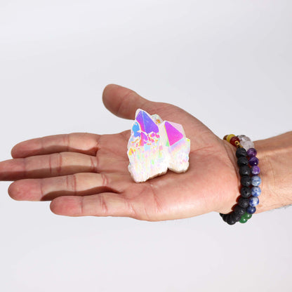 Medium Enhanced Quartz - Aura Angel Quartz