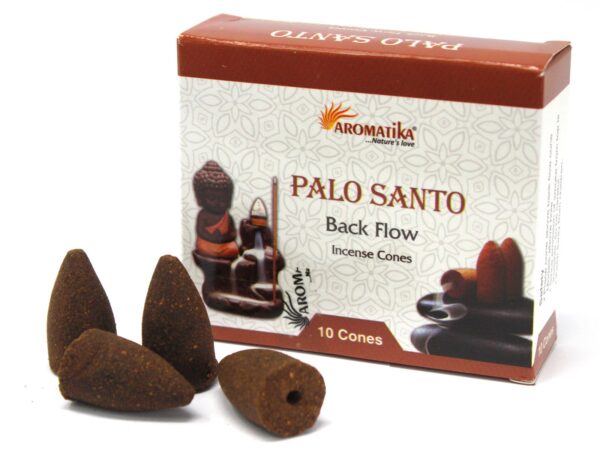 Aromatica Backflow Incense Cones - Palo Santo - Image 2