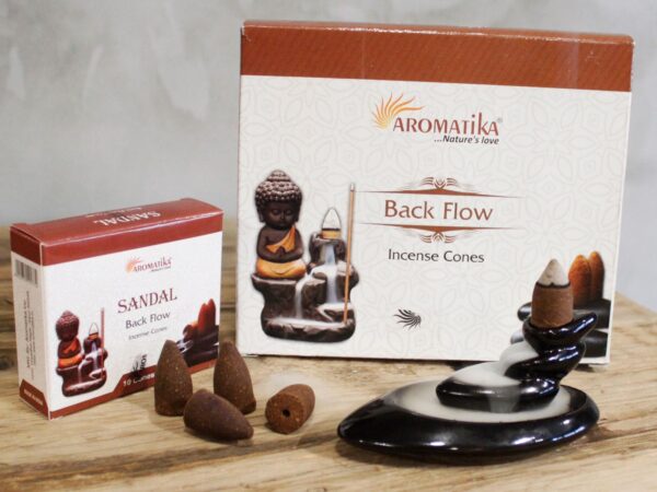 Aromatica Backflow Incense Cones - Palo Santo - Image 4