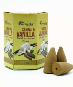 Alternative view of Pack of 10 Masala Backflow Incense - Sandalwood & Vanilla