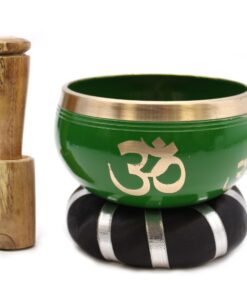 Tree of Life Singing Bowl Set- Green 10.7cm