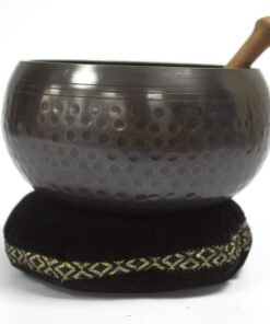 Alternative view of Singing Bowl Velvet Cushion - 11cm