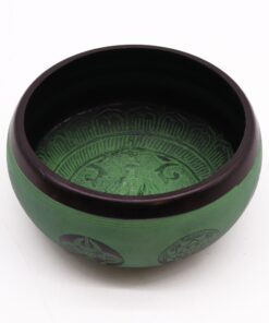 Alternative view of Earth Powder Singing Bowl - Mandala Buddha - 16cm