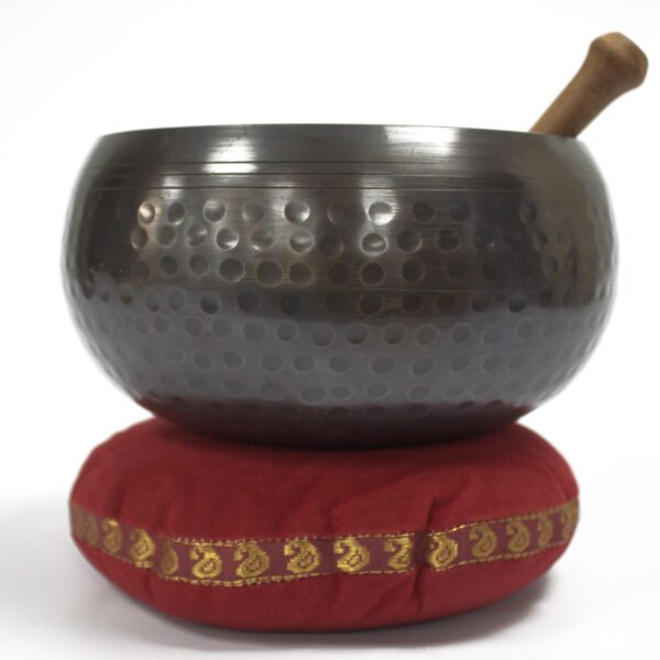 Singing Bowl Velvet Cushion - 16cm - Image 9