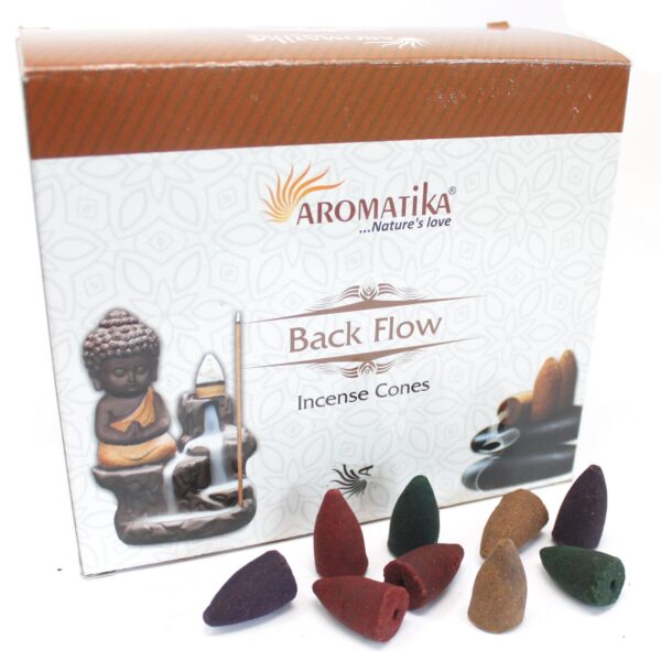 Aromatica Backflow Incense Cones - Patchouli - Image 3