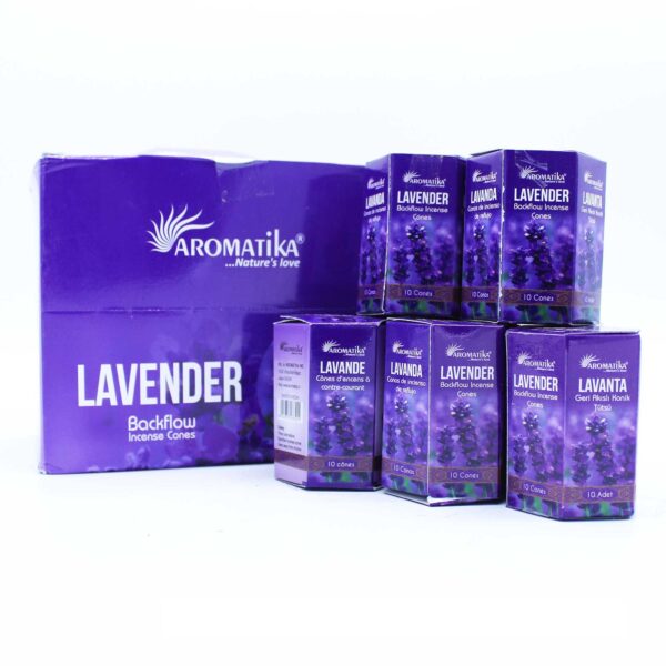 Pack of 10 Masala Backflow Incense - Lavender - Image 2