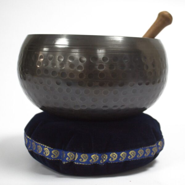 Singing Bowl Velvet Cushion - 16cm - Image 5