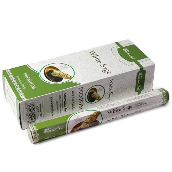 Aromatika Charcoal Free Hex Incense - White Sage - Image 2