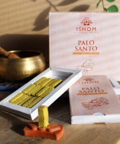 Pack of 15 Natural Incense Smudge Bricks and Burner - Palo Santo