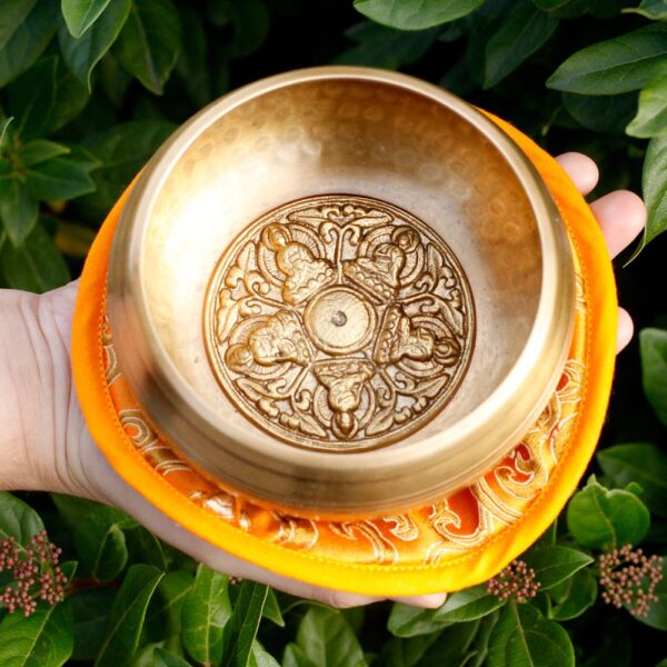 Five Buddha Singing Bowl Set 10cm (min 400gm) - Image 7