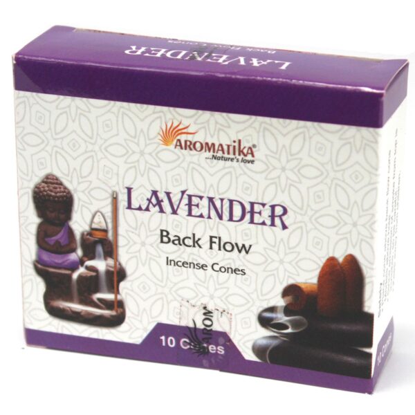 Aromatica Backflow Incense Cones - Lavender - Image 3