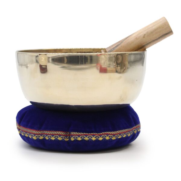 Singing Bowl Velvet Cushion - 16cm - Image 6