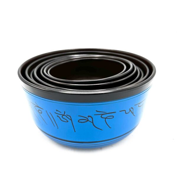 Small Chakra Set of  Seven Singing Bowls (14-22cm) - Image 2