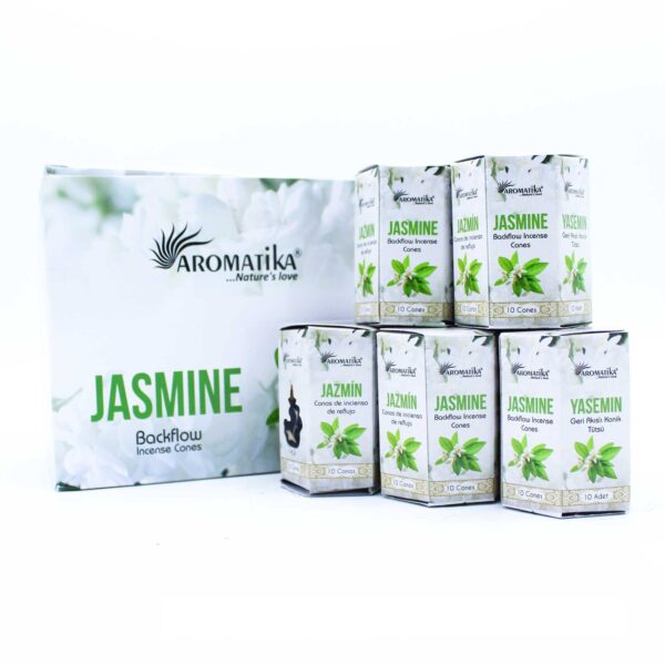 Pack of 10 Masala Backflow Incense - Jasmine - Image 2