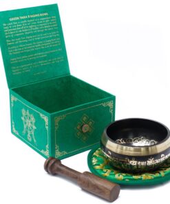 Green Tara Singing Bowl Set 10cm (min 380gm)
