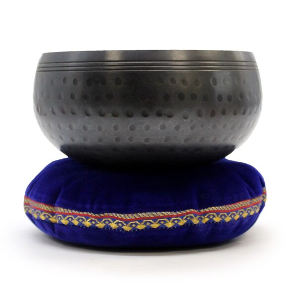 Singing Bowl Velvet Cushion - 16cm - Image 10