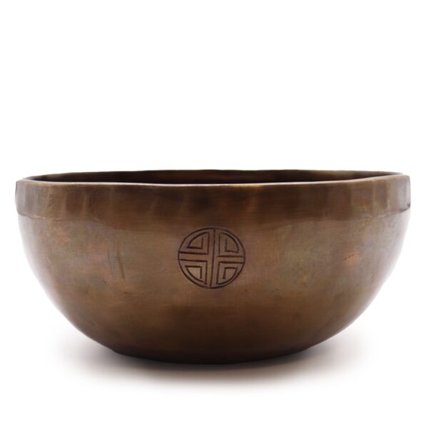 Extra Large Indian Moon Phase Singing Bowl - (approx 1500g) - 22cm - Image 2