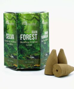 Alternative view of Pack of 10 Masala Backflow Incense - Rain Forest