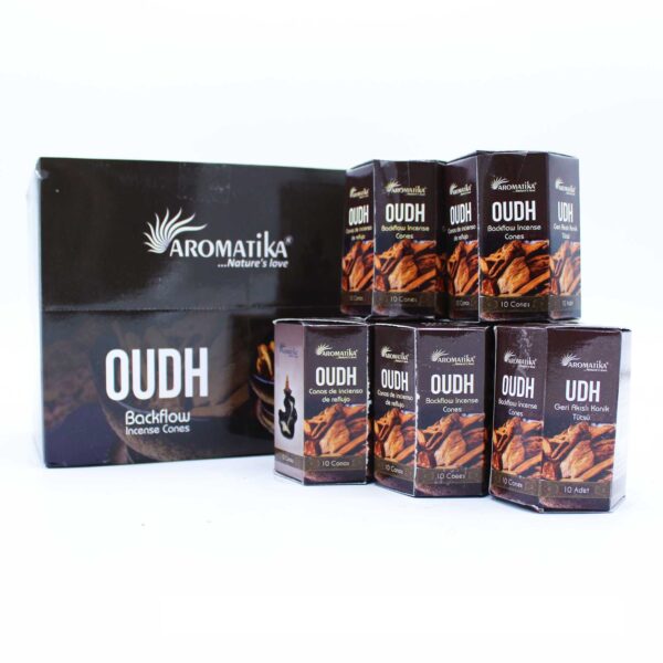 Pack of 10 Masala Backflow Incense - Oudh - Image 2