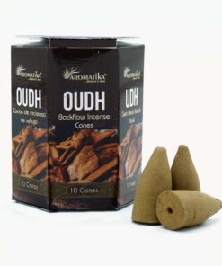 Pack of 10 Masala Backflow Incense - Oudh