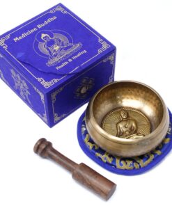 Alternative view of Medicine Buddha Singing Bowl Set 10cm (min 500gm)