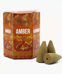 Pack of 10 Masala Backflow Incense - Amber