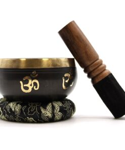 Alternative view of Yoga Om Singing Bowl Set