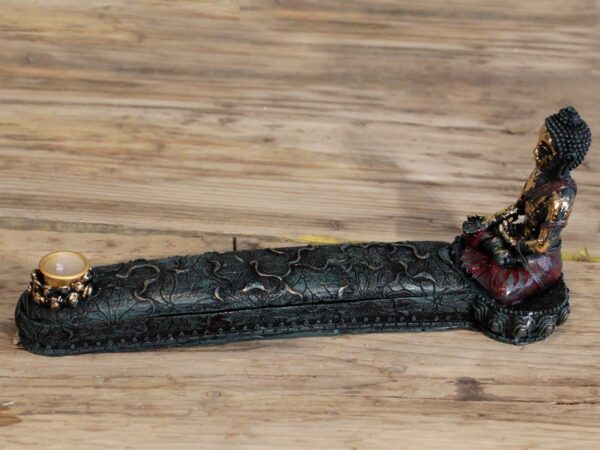 Antique Buddha - Incense Burner & Box - Image 3