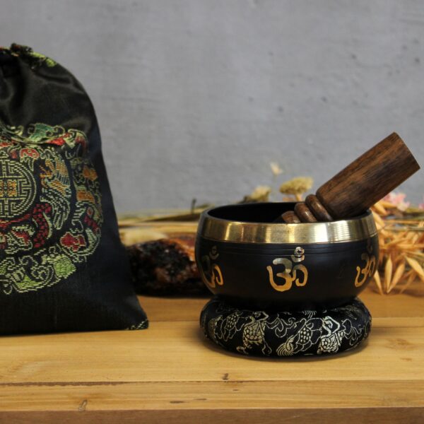 Yoga Om Singing Bowl Set - Image 6