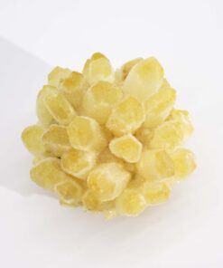 Alternative view of Natural Quartz Cluster - Yellow Ghost Quartz