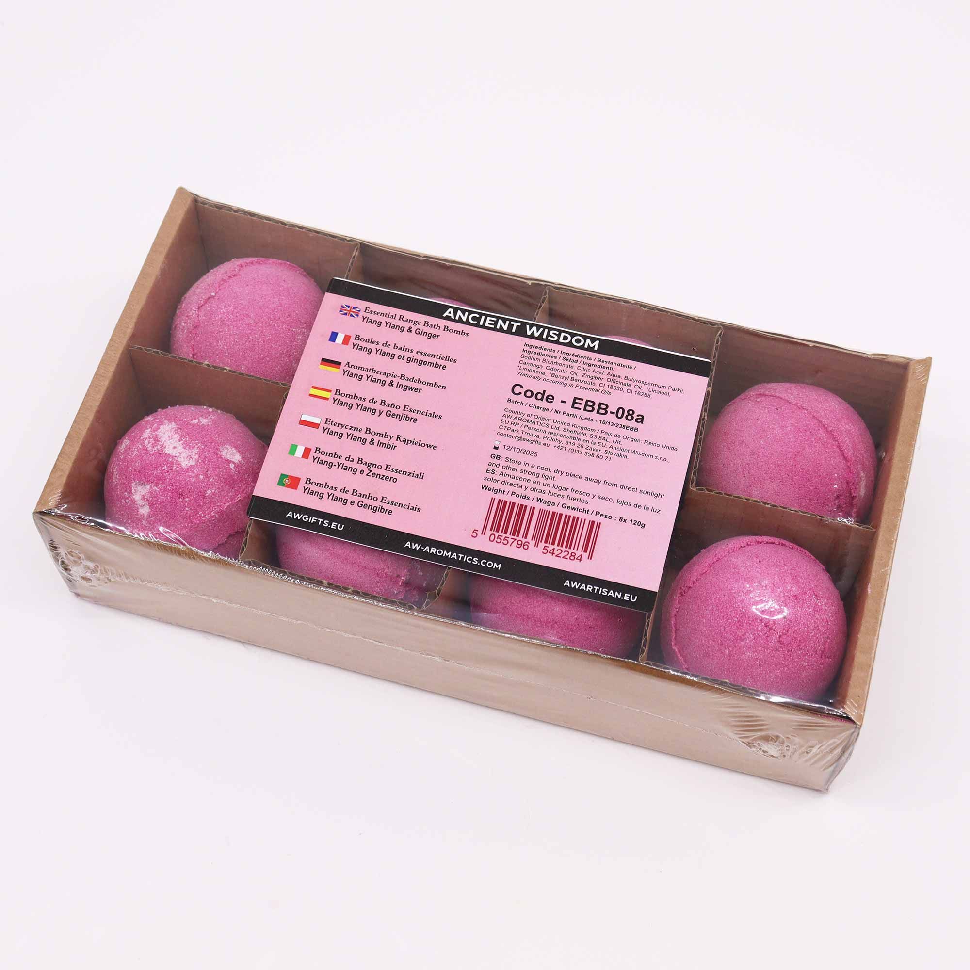 Essential Oil Bath Bomb - Ylang Ylang & Ginger - Image 3