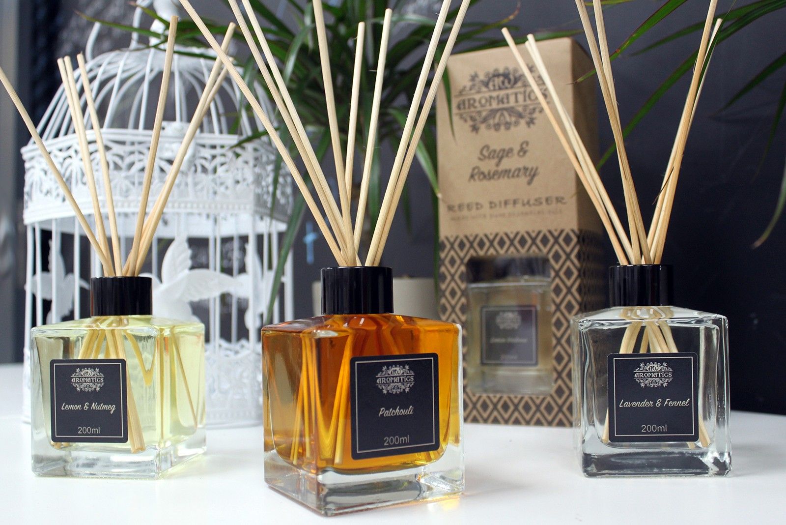 200ml Sage & Rosemary Essential Oil Reed Diffuser - Image 6