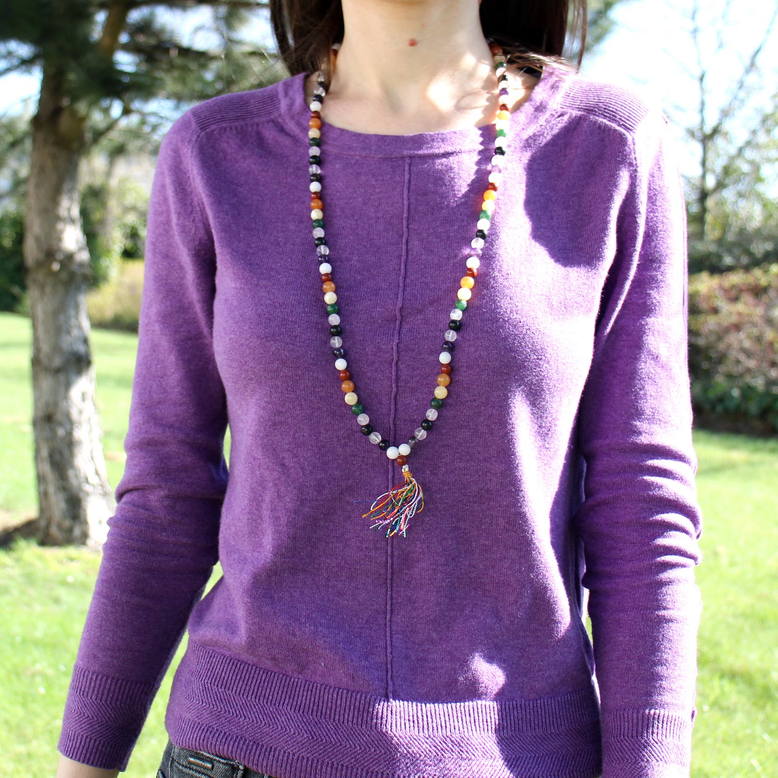 108 Bead Mala - Carnelian - Image 3