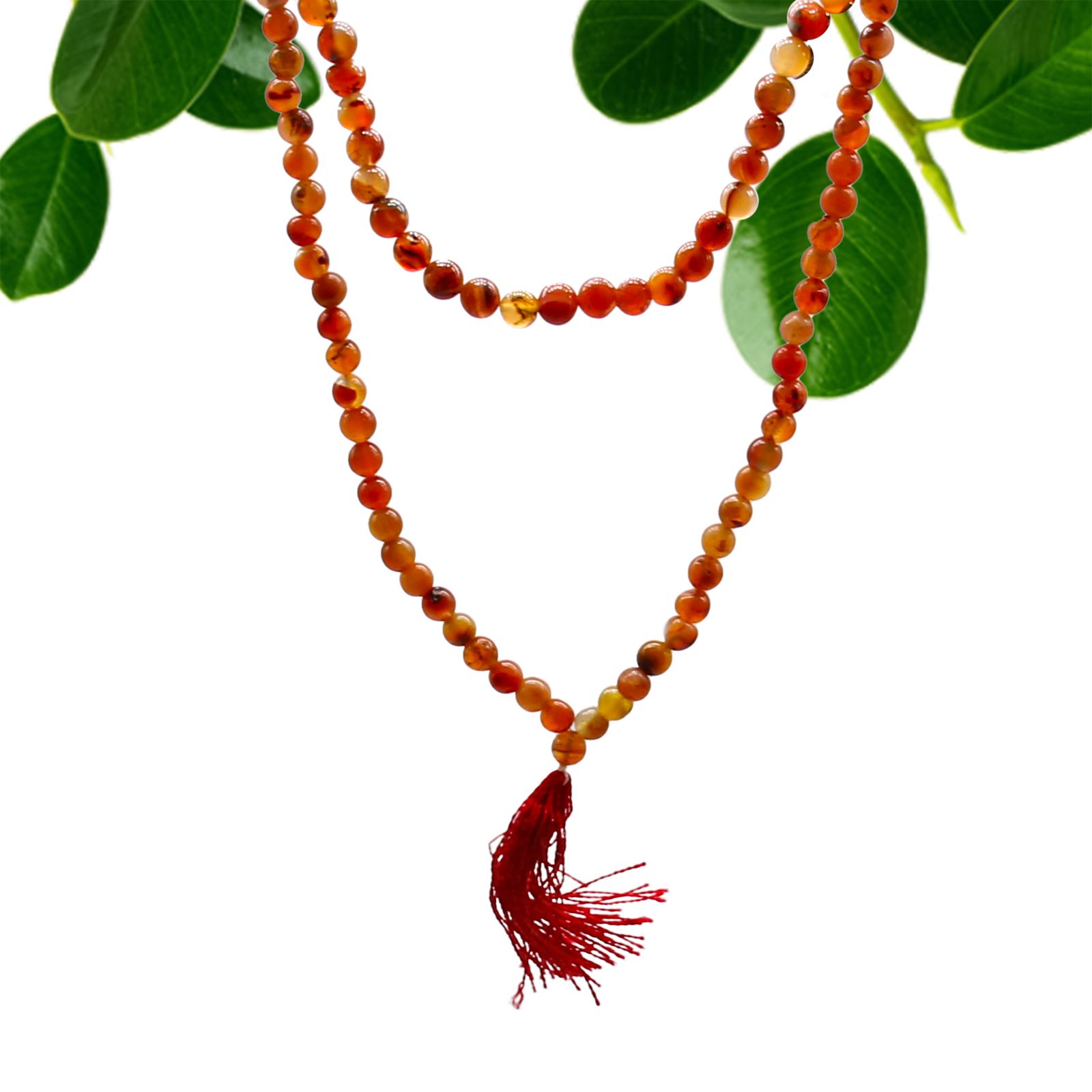 108 Bead Mala - Carnelian - Image 2